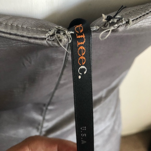 Renee C strapless dress silver size medium - Picture 5 of 6